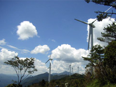 風の里公園 頂上の風車